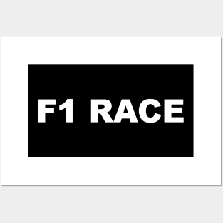 F1 RACE TYPOGRAPHY WORD TEXT WORDS Posters and Art